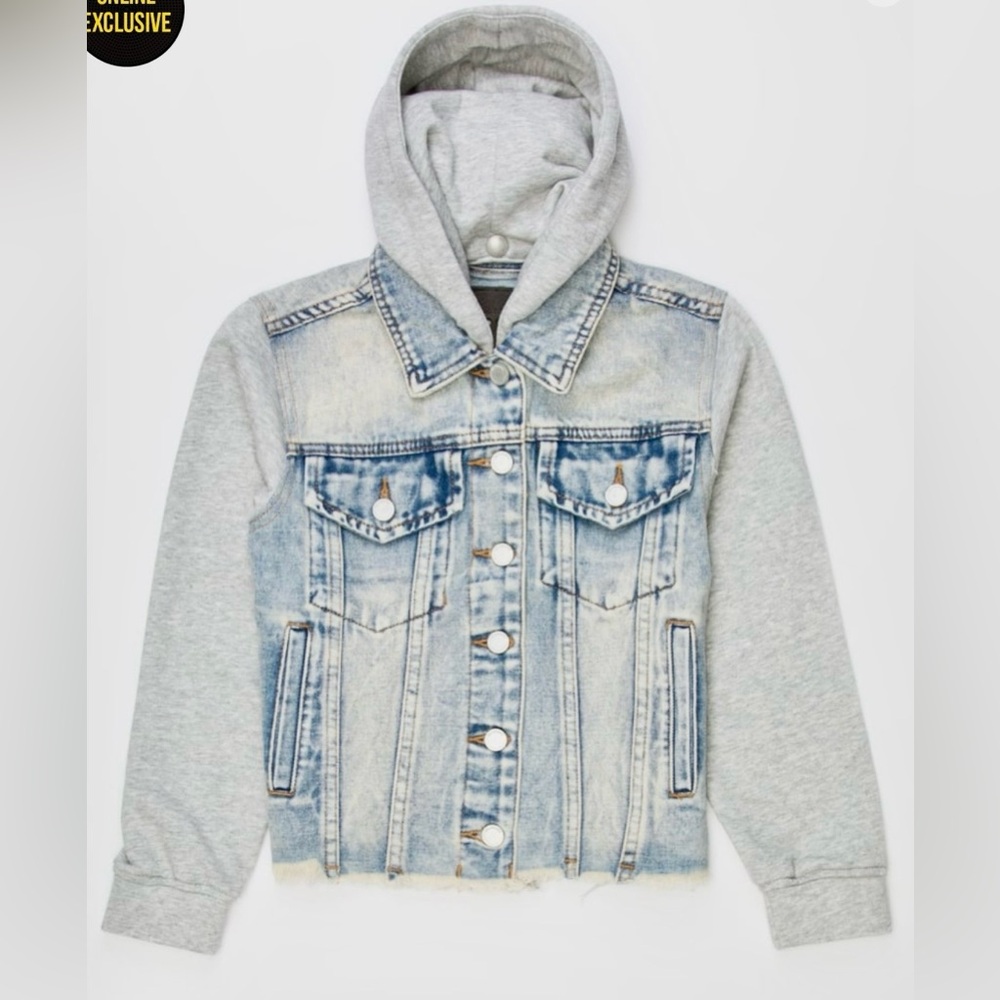 Blank NYC Denim hooded jacket